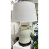 Danny's Fine Porcelain Lidded Jar Lamp- Antique White