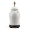 Danny's Fine Porcelain Lidded Jar Lamp- Antique White