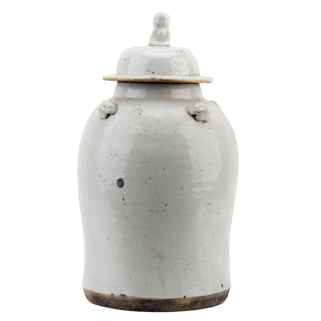 Danny's Fine Porcelain Lidded Jar- Antique White