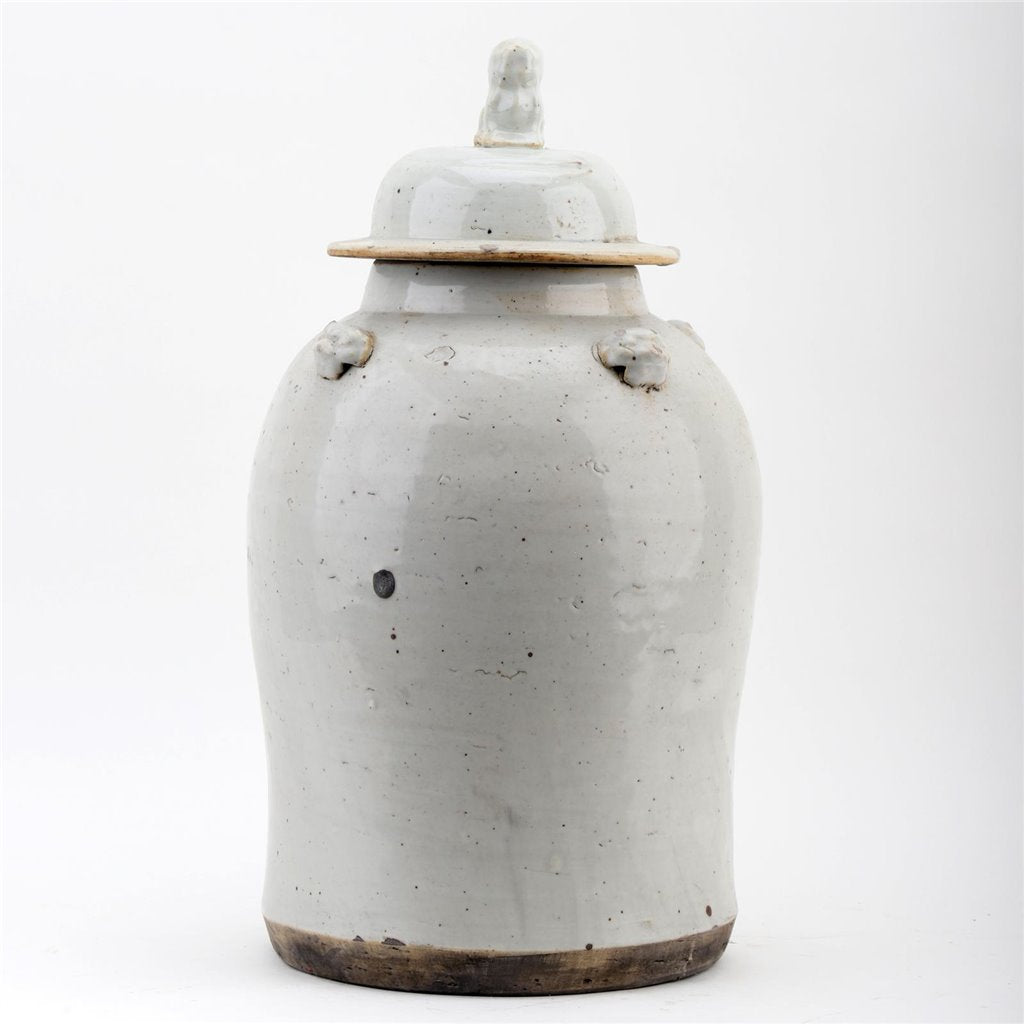 Danny's Fine Porcelain Lidded Jar- Antique White