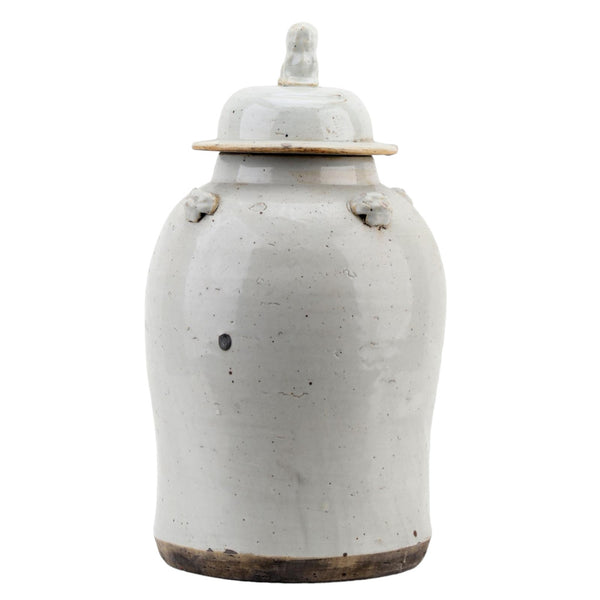 Danny's Fine Porcelain Lidded Jar- Antique White