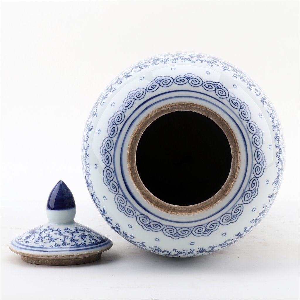 Danny's Fine Porcelain Double Happiness Long Melon Jar