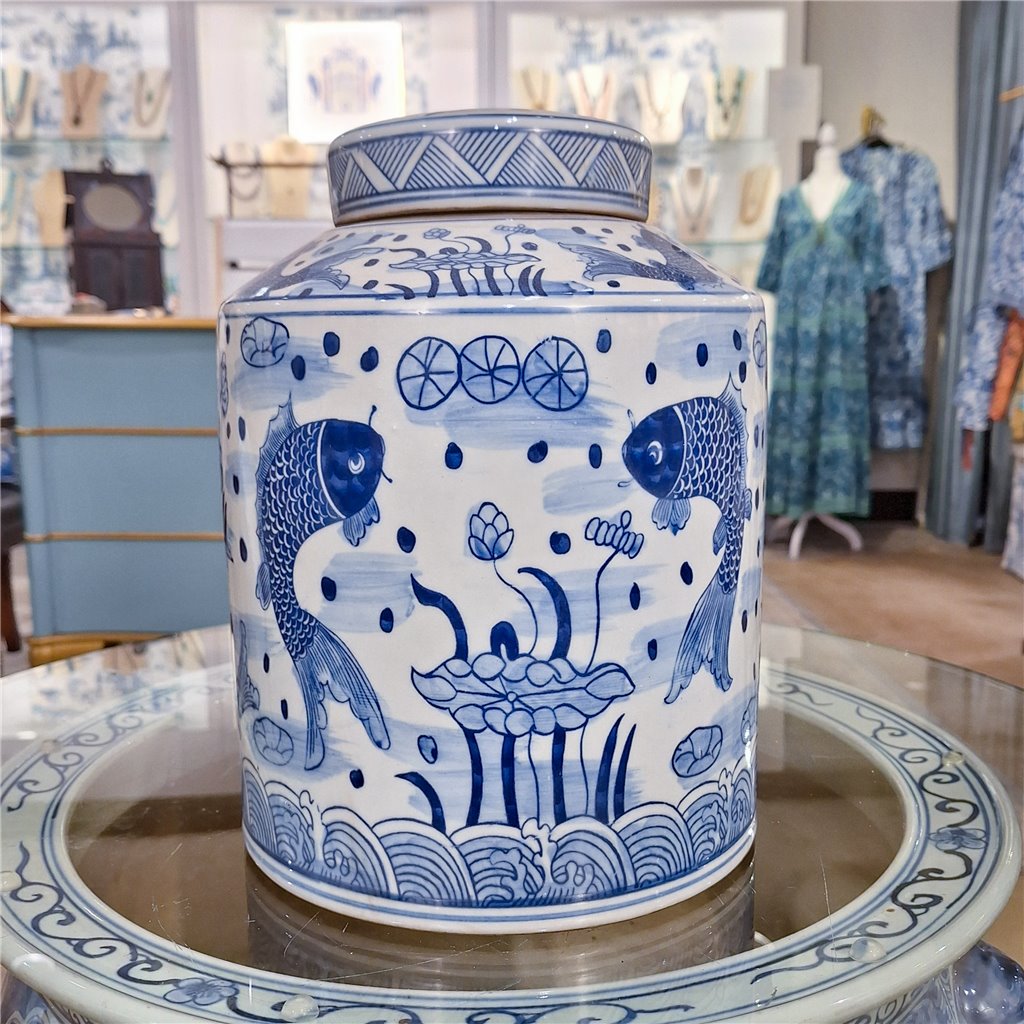 Danny's Fine Porcelain Lidded Tea Jar