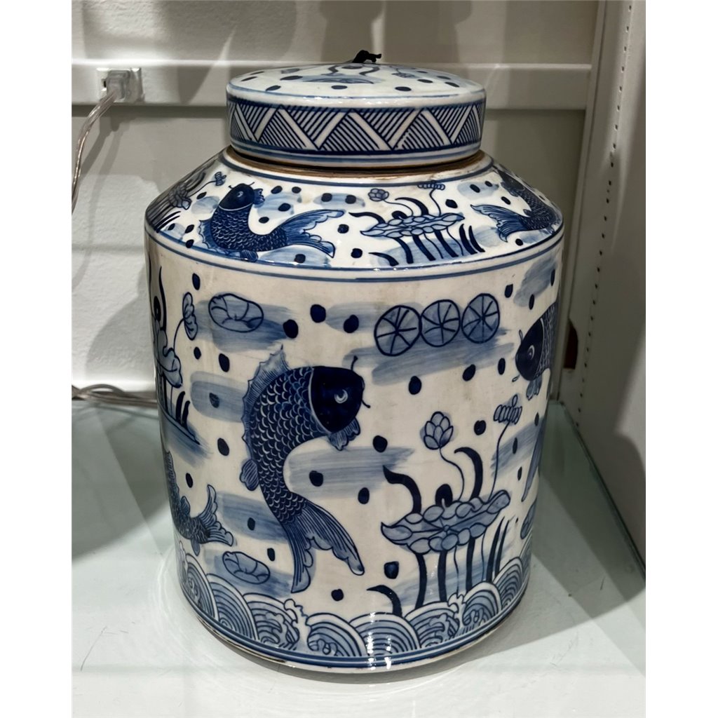 Danny's Fine Porcelain Lidded Tea Jar