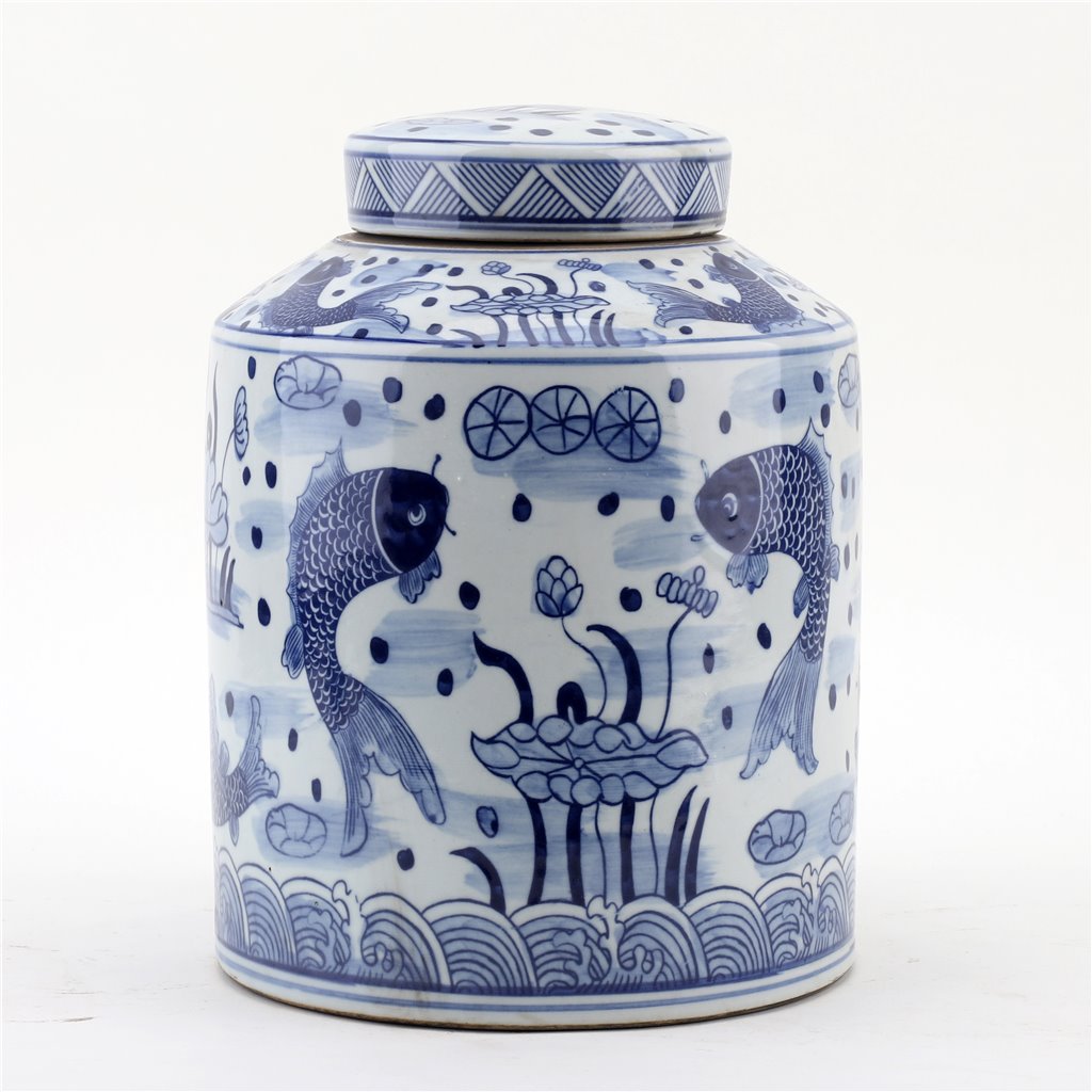 Danny's Fine Porcelain Lidded Tea Jar