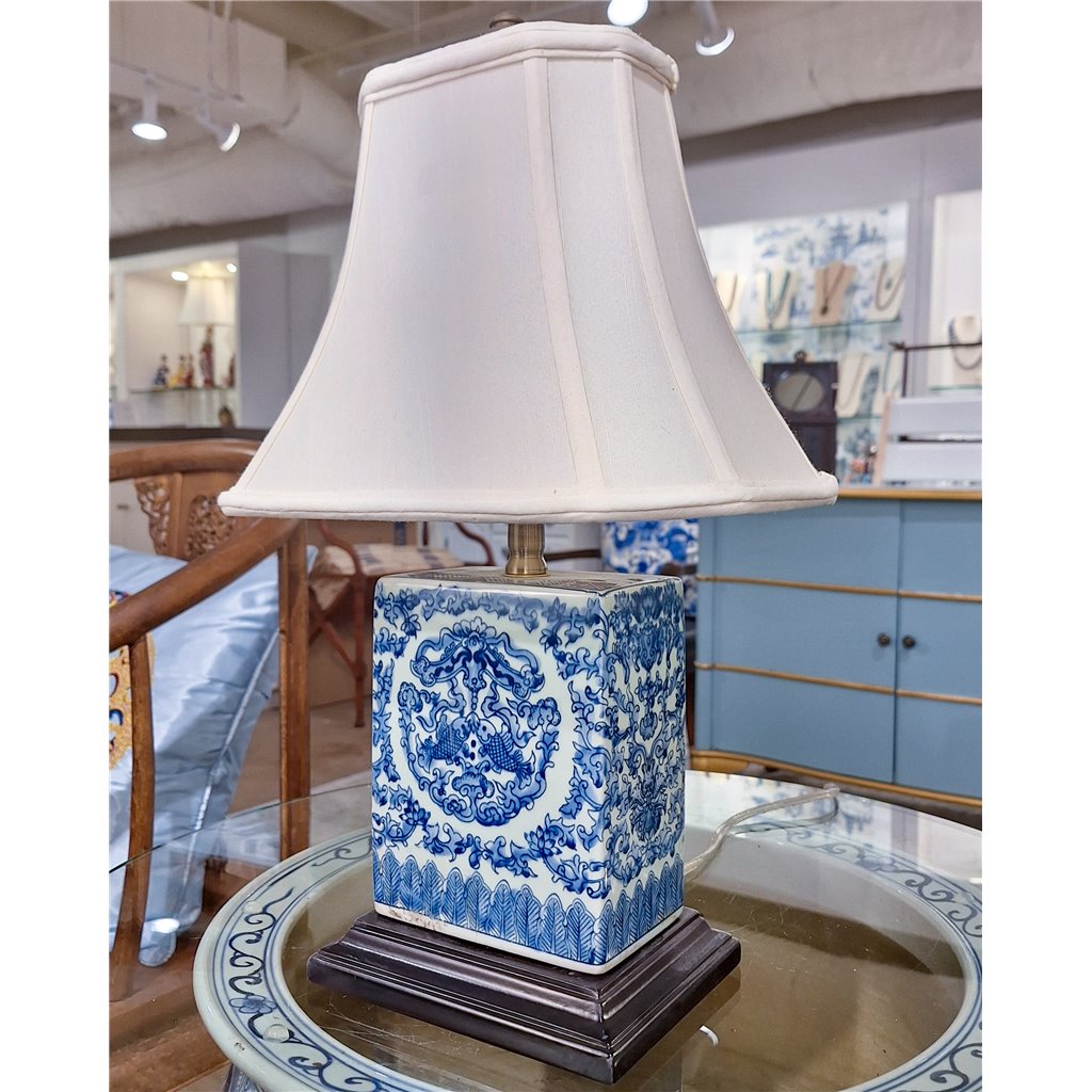 Danny's Fine Porcelain Rect Pillow Lamp (125-12-Be)