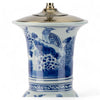 Danny's Fine Porcelain Blue & White Flower Vase Lamp