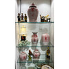 Danny's Fine Porcelain Large Bulb Jar - Double Happiness (salmon Color)