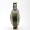 Danny's Fine Porcelain Moon Vase F Raised Medallion Design and Twin Curved Handles