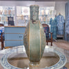 Danny's Fine Porcelain Moon Vase F Raised Medallion Design and Twin Curved Handles