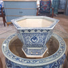 Danny's Fine Porcelain Octagonal Planter Floral (smaller)
