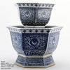 Danny's Fine Porcelain Octagonal Planter Floral (smaller)