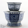 Danny's Fine Porcelain Octagonal Planter Floral (smaller)