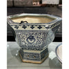 Danny's Fine Porcelain Octagonal Planter Floral (smaller)