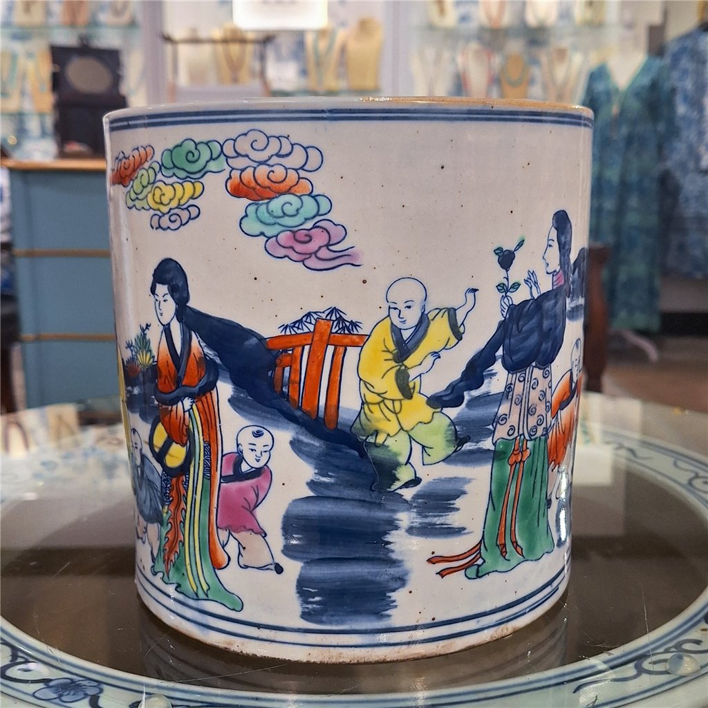 Danny's Fine Porcelain Planter - Ladies and Children