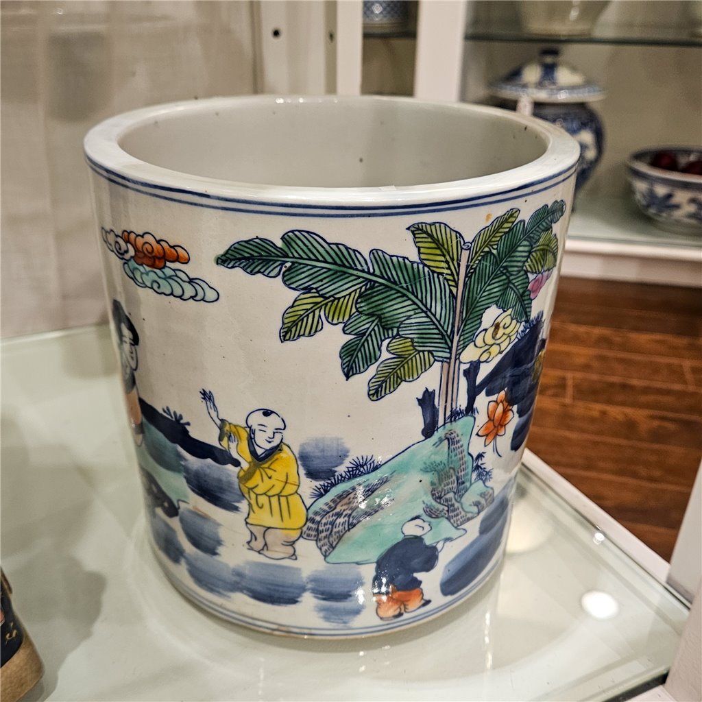 Danny's Fine Porcelain Planter - Ladies and Children