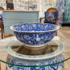 Danny's Fine Porcelain Bowl - Blue & White Floral and Butterflies