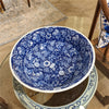 Danny's Fine Porcelain Bowl - Blue & White Floral and Butterflies