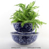 Danny's Fine Porcelain Bowl - Blue & White Floral and Butterflies