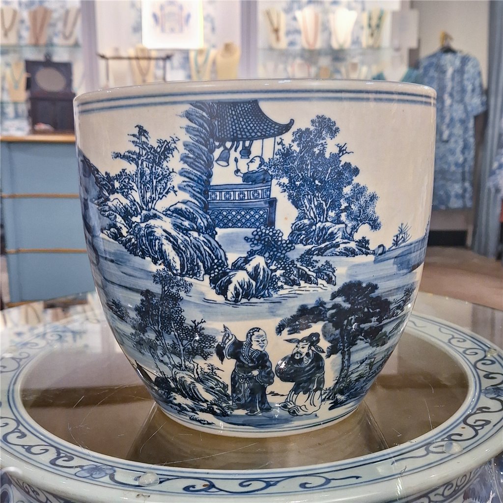 Danny's Fine Porcelain Planter - Village