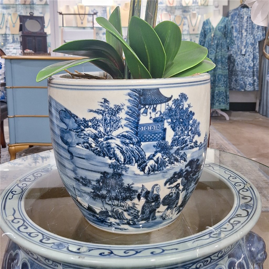 Danny's Fine Porcelain Planter - Village