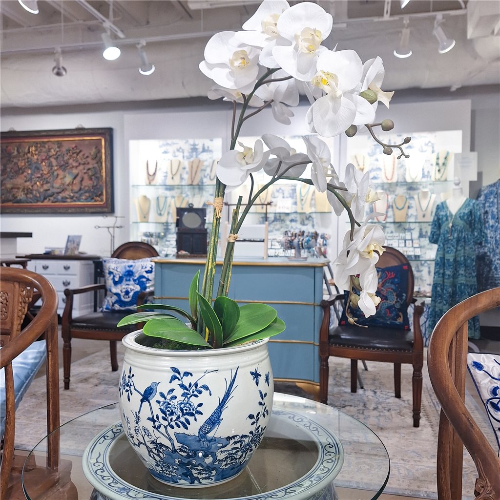 Danny's Fine Porcelain Planter-Birds