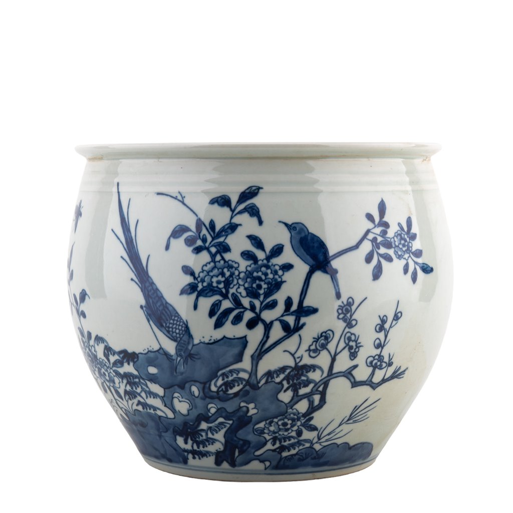Danny's Fine Porcelain Planter-Birds