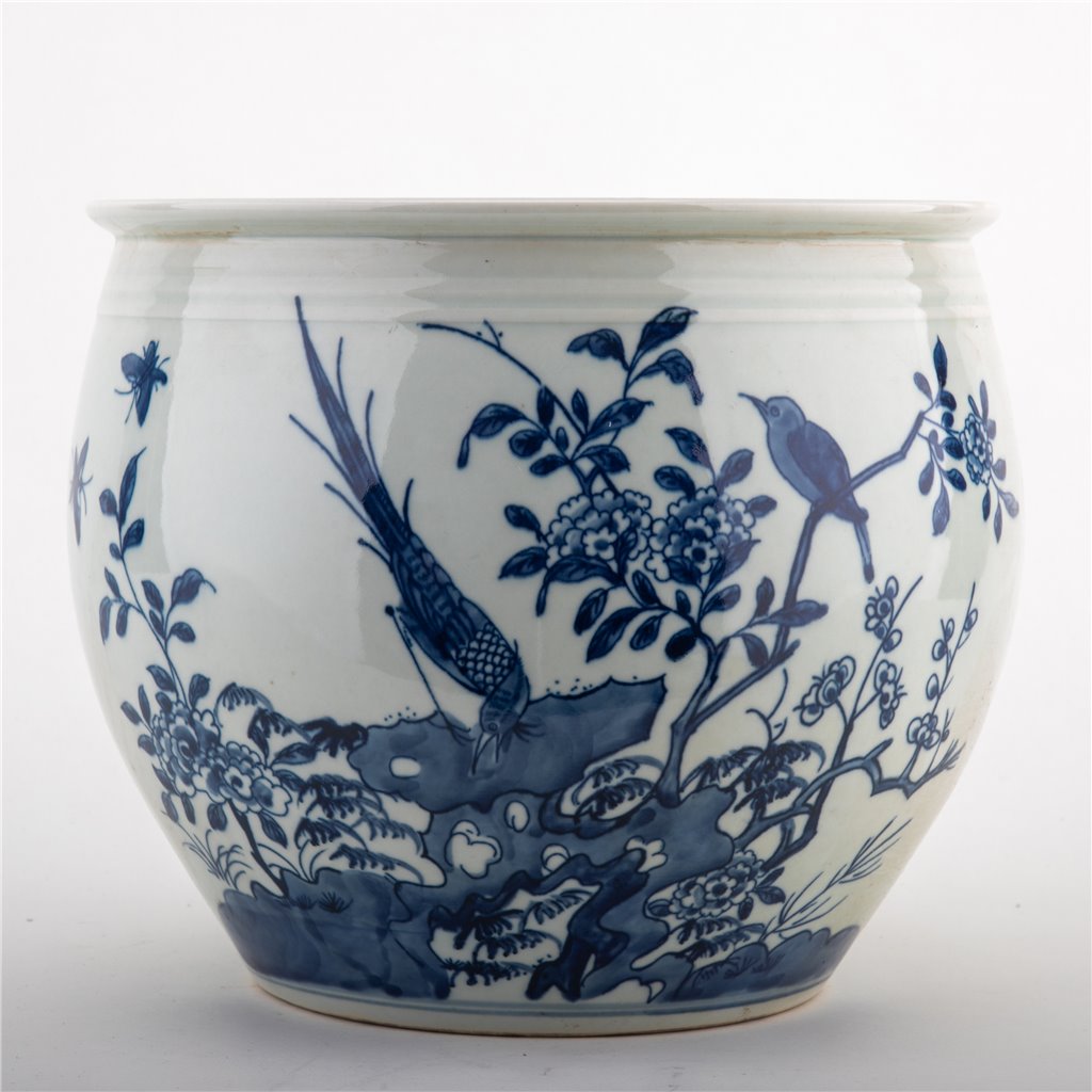 Danny's Fine Porcelain Planter-Birds