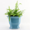 Danny's Fine Porcelain Porcelain Octagonal Footed Planter - Sky Blue (small)