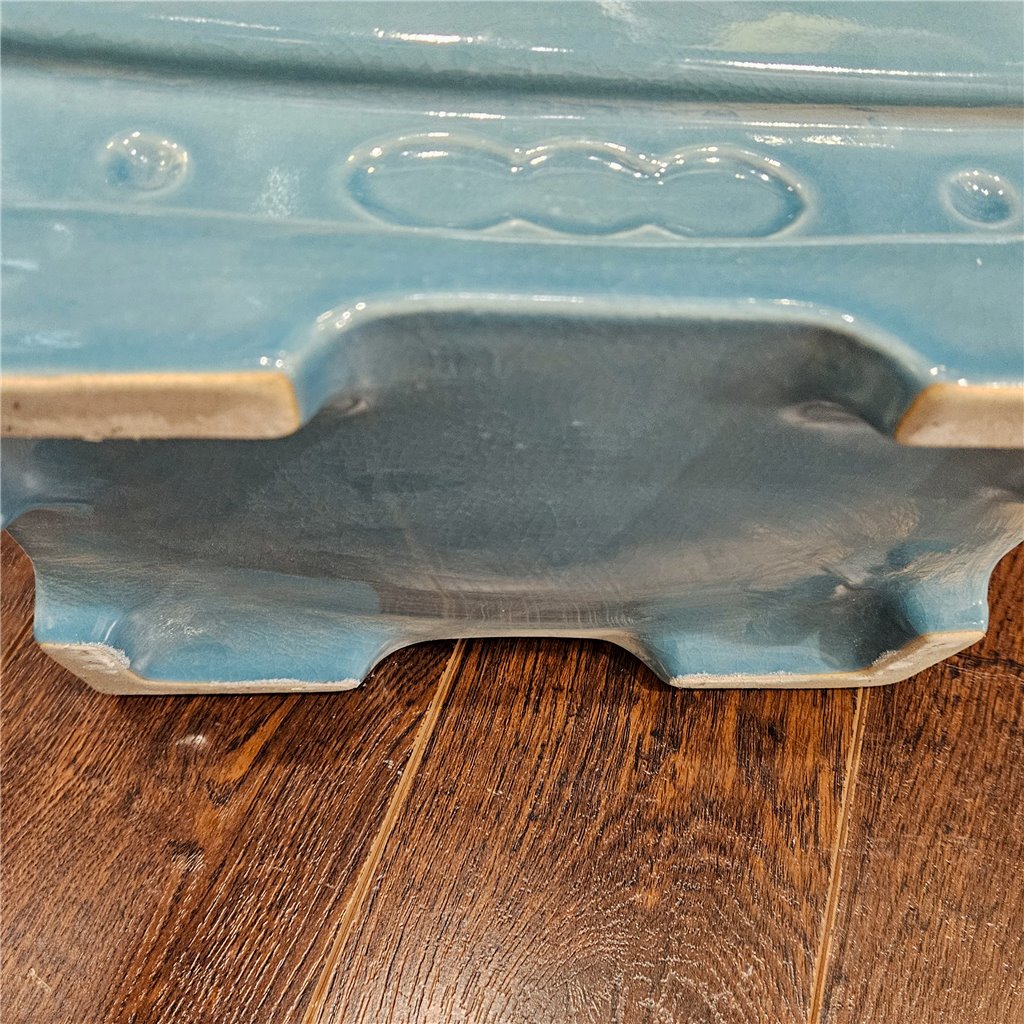 Danny's Fine Porcelain Porcelain Rectangular Planter - Sky Blue (large)