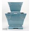 Danny's Fine Porcelain Porcelain Rectangular Planter - Sky Blue (large)