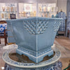 Danny's Fine Porcelain Porcelain Rectangular Planter - Sky Blue (large)