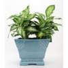 Danny's Fine Porcelain Porcelain Rectangular Planter - Sky Blue (large)