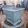 Danny's Fine Porcelain Porcelain Rectangular Planter - Sky Blue (large)