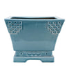 Danny's Fine Porcelain Porcelain Rectangular Planter - Sky Blue (large)