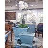 Danny's Fine Porcelain Porcelain Rectangular Planter - Sky Blue (small)