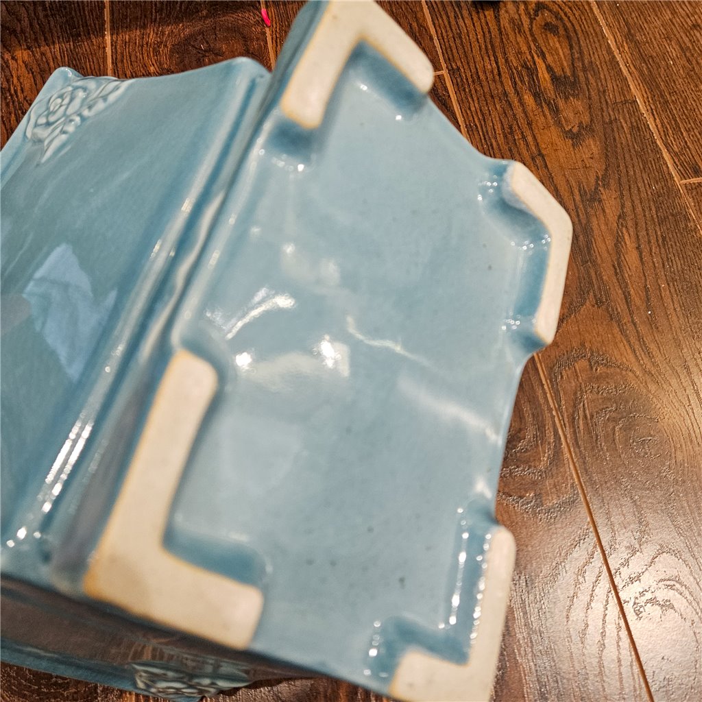 Danny's Fine Porcelain Porcelain Rectangular Planter - Sky Blue (small)