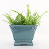 Danny's Fine Porcelain Porcelain Rectangular Planter - Sky Blue (small)