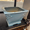 Danny's Fine Porcelain Porcelain Rectangular Planter - Sky Blue (small)