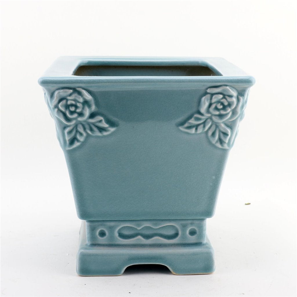 Danny's Fine Porcelain Porcelain Rectangular Planter - Sky Blue (small)
