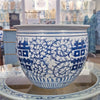Danny's Fine Porcelain Round Planter - Blue & White Double Happiness