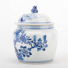 Danny's Fine Porcelain Round Cover Lid Jar - Floral & Bird