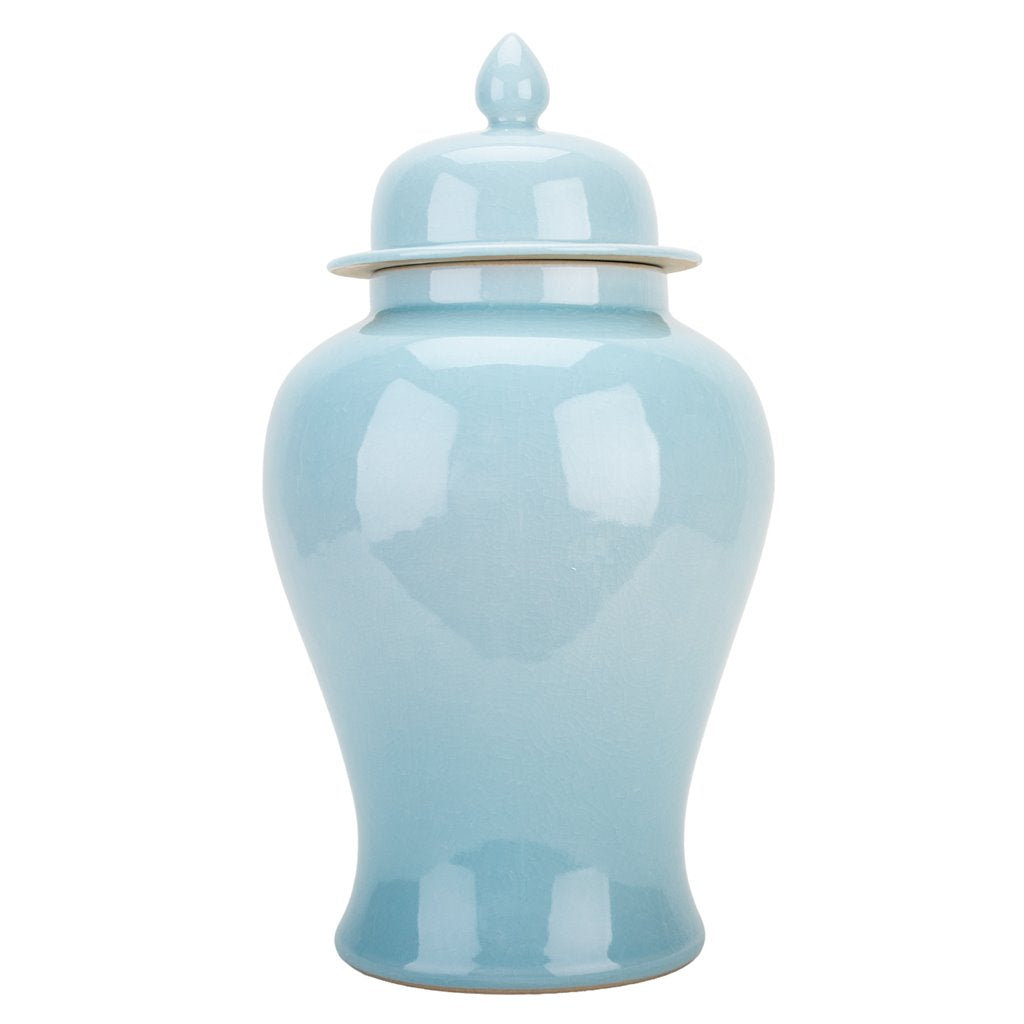 Danny's Fine Porcelain Large Temple Jar - Celadon