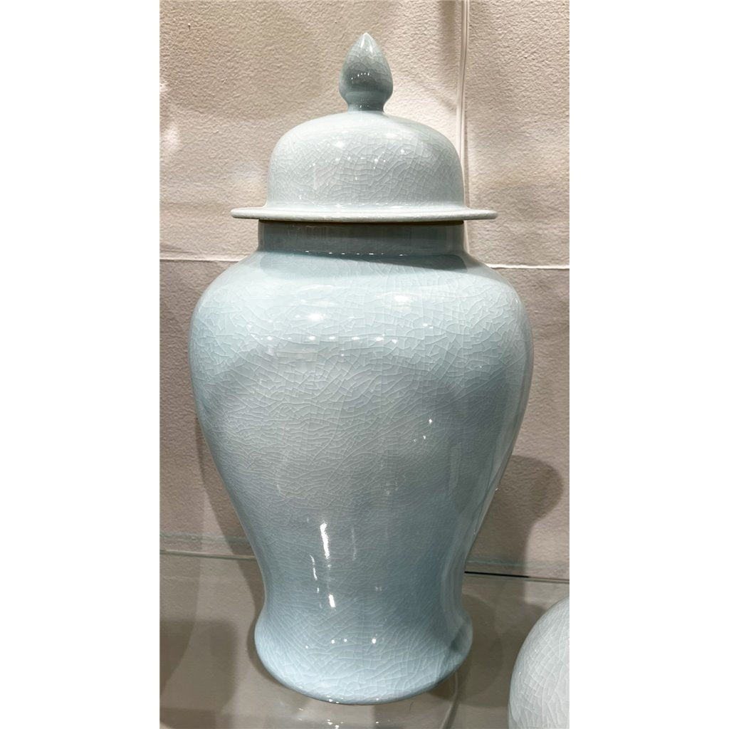 Danny's Fine Porcelain Large Temple Jar - Celadon