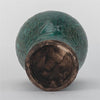 Danny's Fine Porcelain Green Lidded Peach Lid Temple Jar Majestic Bird Pattern