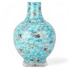 Danny's Fine Porcelain Ball Vase Lamp - Blue and Crane (acrylic Stand)