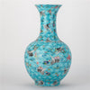 Danny's Fine Porcelain Ball Vase Blue and Crane