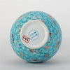 Danny's Fine Porcelain Ball Vase Blue and Crane