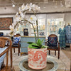 Danny's Fine Porcelain Cylinder Basin Light Red Dragon