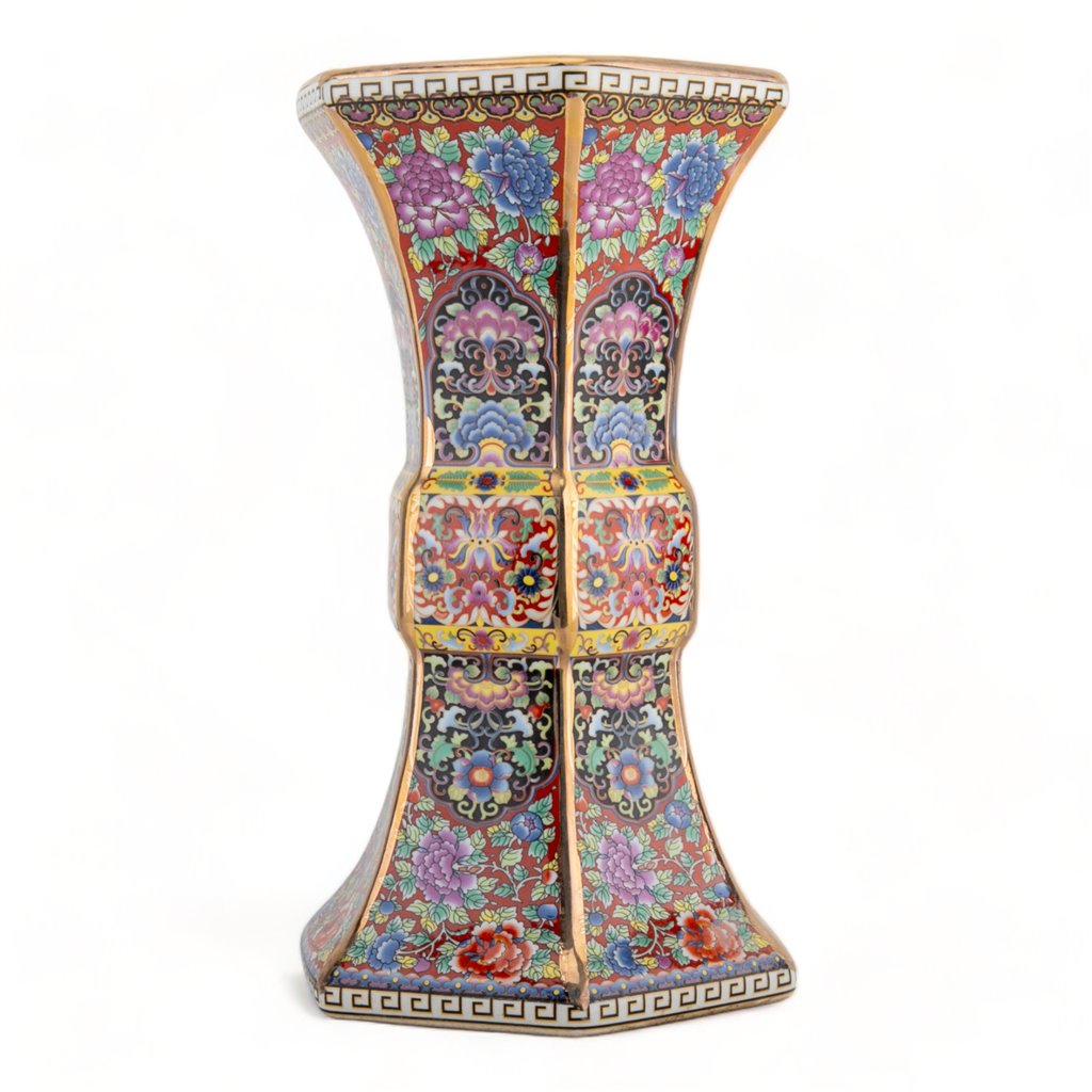 Danny's Fine Porcelain Hex Imperial Cup Vase